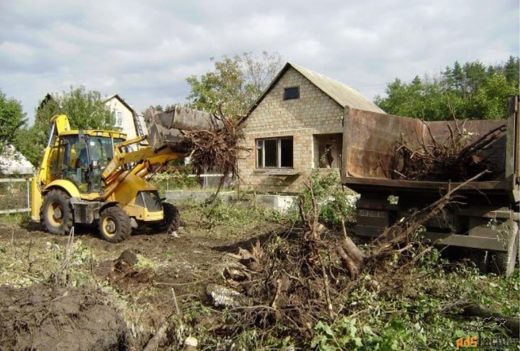 Уборка участков от мусора любой сложности в Томске в октябре